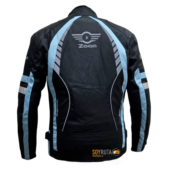 Chaqueta Zoqa Mujer Celeste 2 Capas