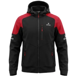 Chaqueta de moto SRZ Softshell rojo
