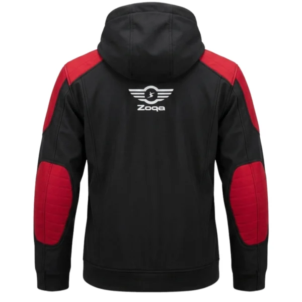 Chaqueta de moto SRZ Softshell rojo (24) SOYRUTA Chaqueta de moto SRZ Softshell rojo