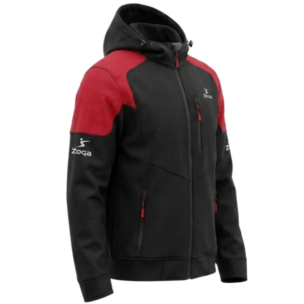 Chaqueta de moto SRZ Softshell rojo (25) SOYRUTA Chaqueta de moto SRZ Softshell rojo