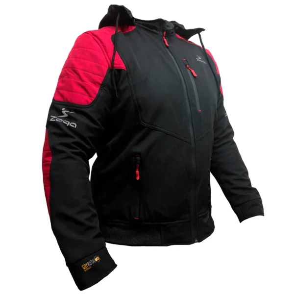 Chaqueta de moto SRZ Softshell rojo