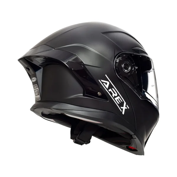 Casco Moto Arex Negro Abatible SR05