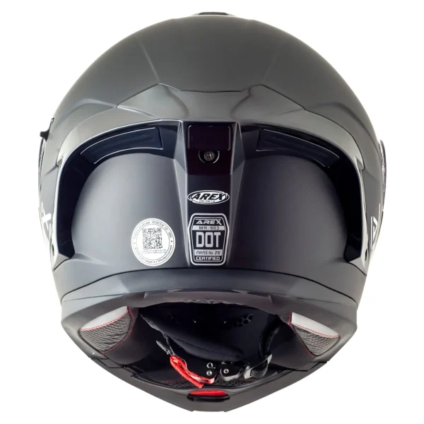 Casco Moto Arex Negro Abatible SR05