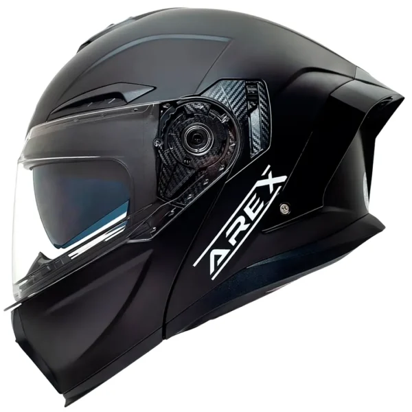 Casco Moto Arex Negro Abatible SR05