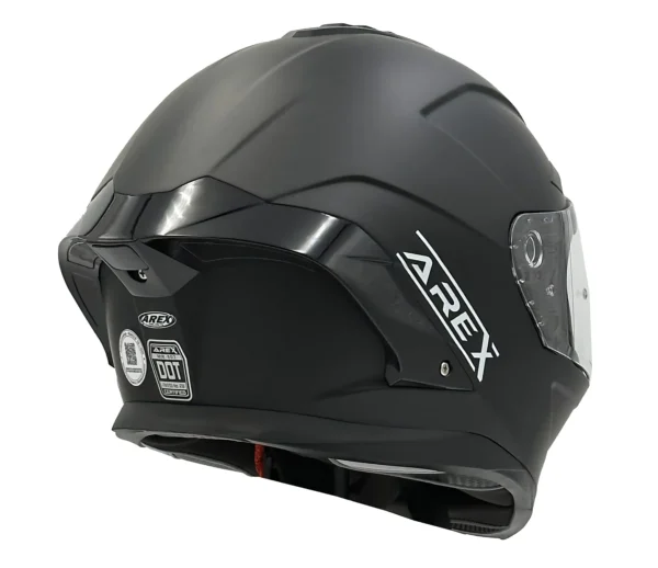 Casco Moto Arex Negro Integral SR04
