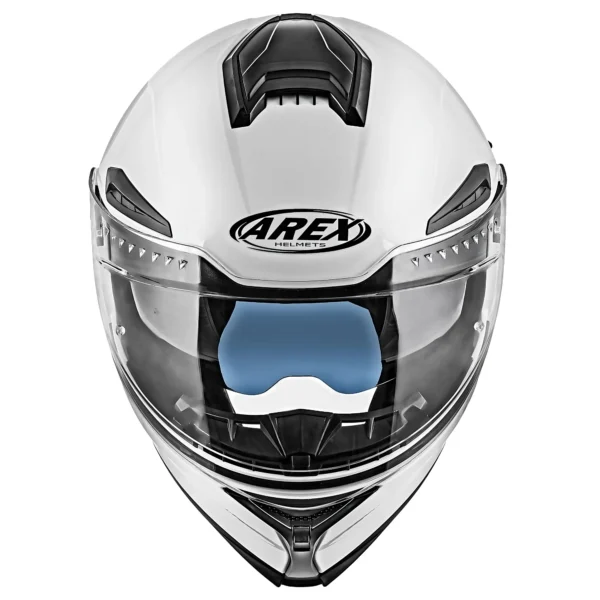 Casco Moto Blanco Arex Abatible SR03