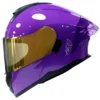 Casco Mujer morado Abatible HRO 3480SR