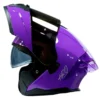Casco Mujer morado Abatible HRO 3480SR