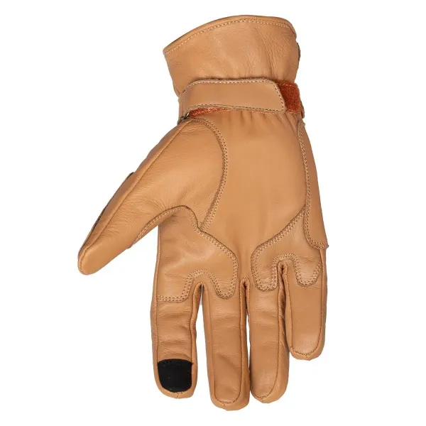 Guantes Moto Cafe Racer Win Cuero Touch Vintage Retro