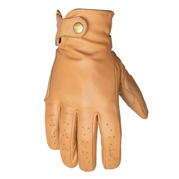 Guantes Moto Cafe Racer Win Cuero Touch Vintage Retro
