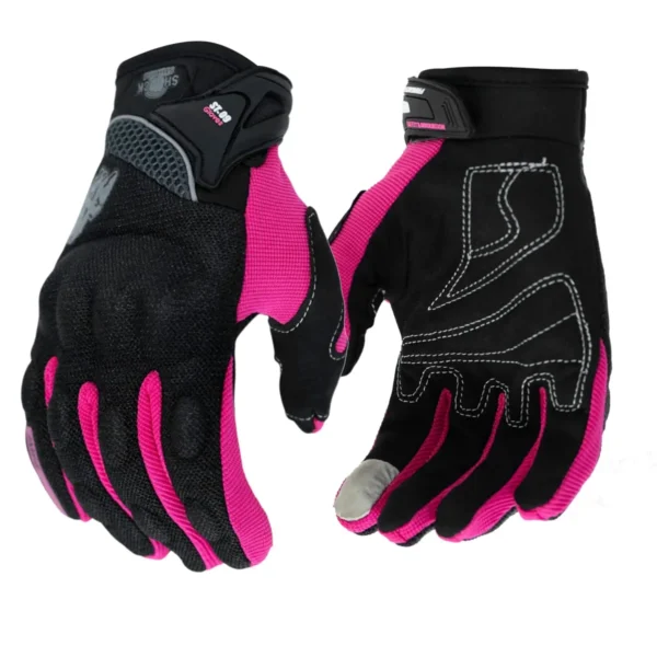 Guantes de Moto Mujer AXE ST09 Pink Touch