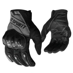 Guantes de moto RS Spurtt SR13 negro/gris