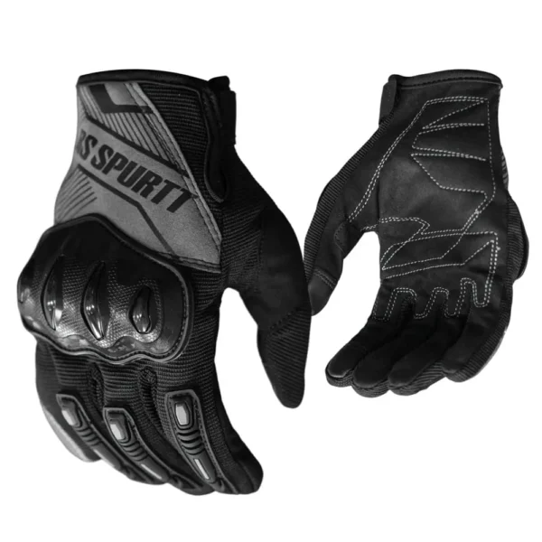 Guantes de moto RS Spurtt SR13 negro/gris