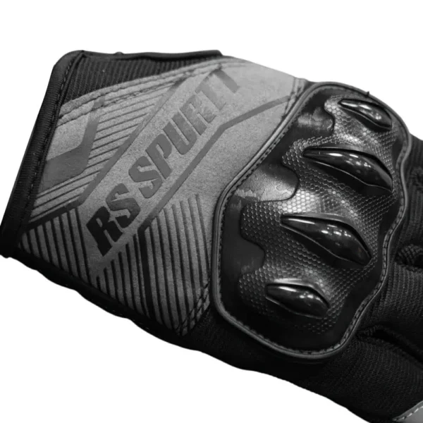 Guantes de moto RS Spurtt SR13 negro/gris