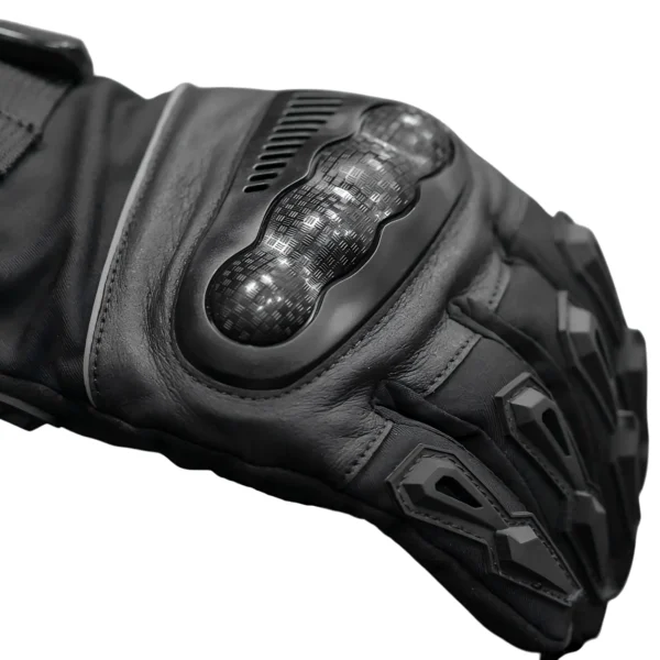 Guantes para moto largo Negro SR12