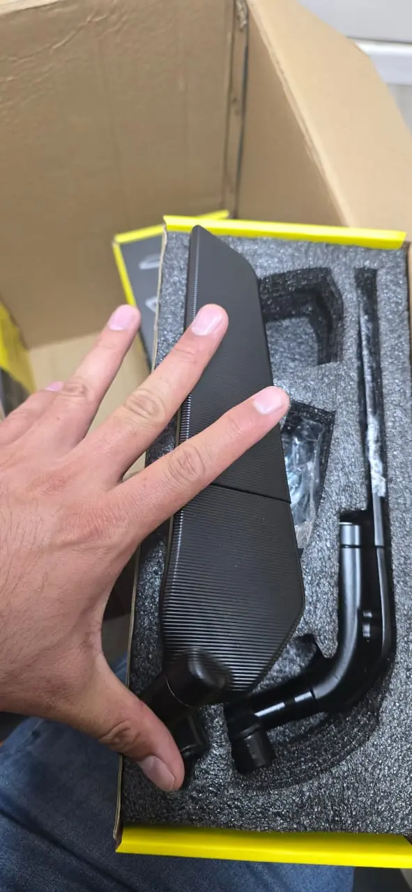 Espejos Deportivos Alerón + Adaptadores 8/10mm