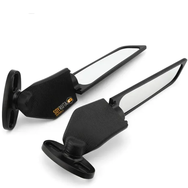 Espejos Deportivos Alerón GP Aluminio Carenado hilo 6mm