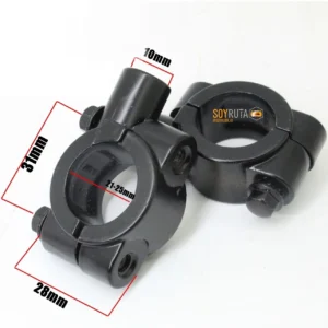 Soporte para Espejo de Manillar Moto Rosca 10 mm