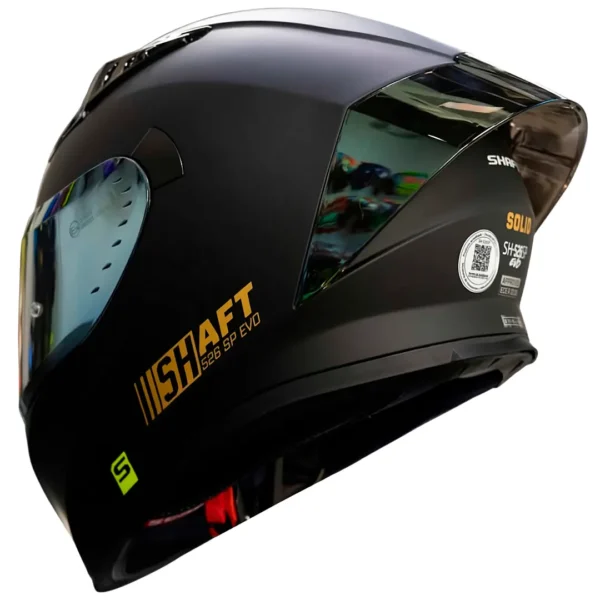 Casco Integral Shaft SR526 Solid Negro