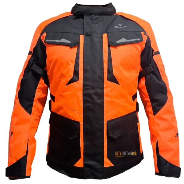 Chaqueta de Moto ADV Naranjo ZQ Explorer