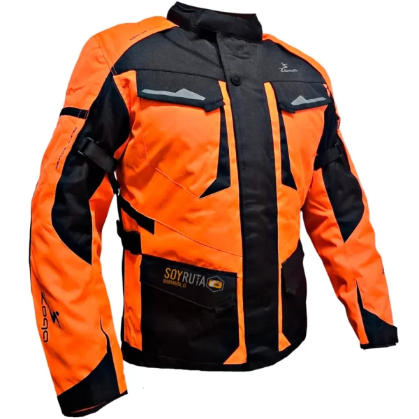 Chaqueta de Moto ADV Naranjo ZQ Explorer