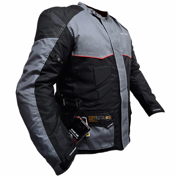 Chaqueta de moto Adventure trail GRASS WND