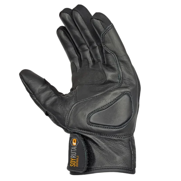 Guantes de Moto SR1 Negro cuero touch