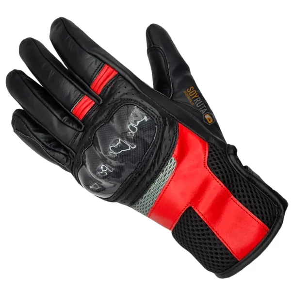 Guantes de Moto SR2 Negro cuero touch