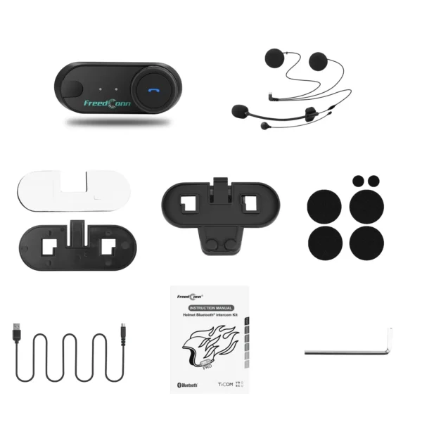 Intercomunicador Moto FreedConn Comunicación para hasta 6 motociclistas