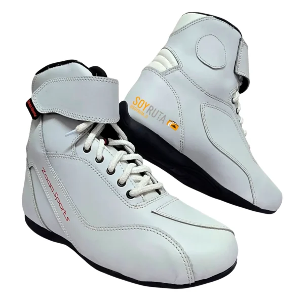 Zapatillas de Moto blanca RSZ2 SOYRUTA (1) Zapatillas de Moto blanca RSZ2