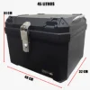 Maleta Top case moto plástica 45 Litros negro