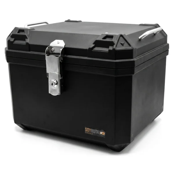 Maleta Top case moto plástica 45 Litros negro SOYRUTA (20) Maleta Top case moto plástica 45 Litros negro
