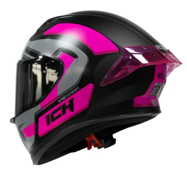 Casco Moto Mujer ICH 503  FC Integral Certificación DOT QR