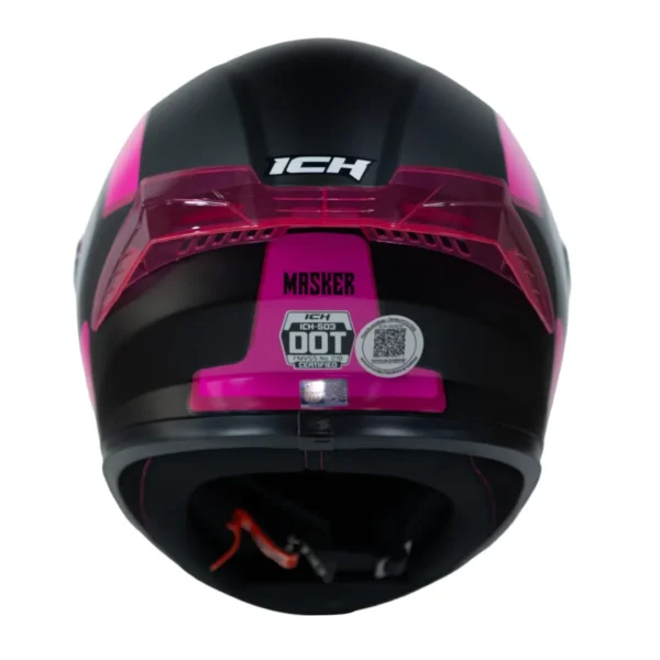 Casco Moto Mujer ICH 503  FC Integral Certificación DOT QR