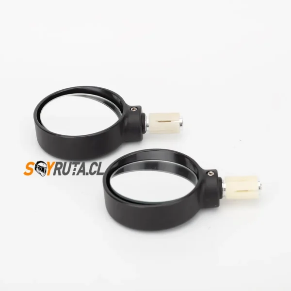 Espejos Moto Mini Redondos Panorámicos Universales 8cm Par