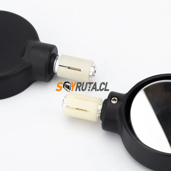 Espejos Moto Mini Redondos Panorámicos Universales 8cm Par