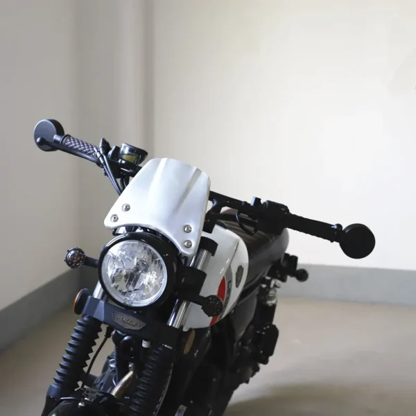 Espejos Moto Mini Redondos Panorámicos Universales 8cm Par