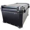 Maleta de moto Top case 65 litros Aluminio Negro desmontable SRL