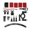 Set de Accesorios para Cámaras de Acción Brazo Curvo y Tubos