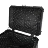 Maleta de moto Top case 65 litros Aluminio Negro desmontable SRL