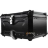 Maleta de moto Top case 65 litros Aluminio Negro desmontable SRL