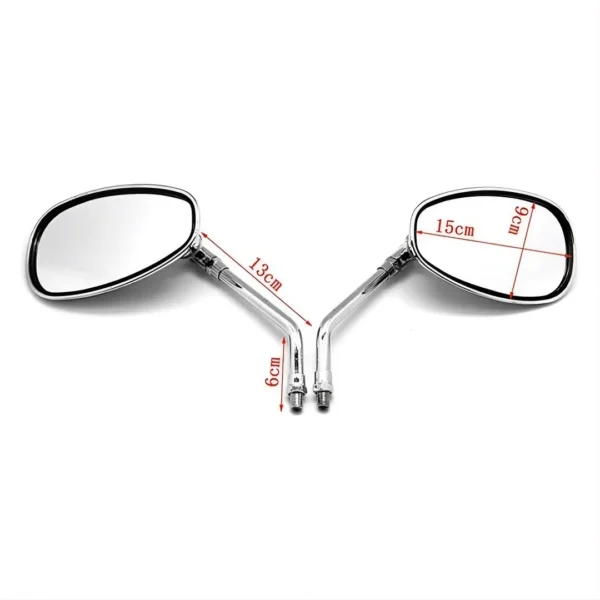 Espejos para Moto Chopper Cromados