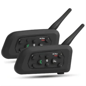 compressed_Intercomunicador para motocicleta V6 PLUS (5) Intercomunicador Bluetooth Casco Moto PACK V6 Plus riders IP65