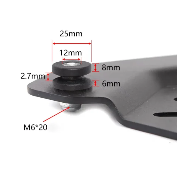 Topes Plásticos para Base de Top Case (4 Unidades)