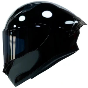 Casco Moto ICH 503 Solid Negro Brillo Integral