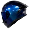 Casco moto ICH 503 Solid Camaleón Azul Integral DOT SOYRUTA (1) Casco moto ICH 503 Solid Camaleón Azul Integral DOT