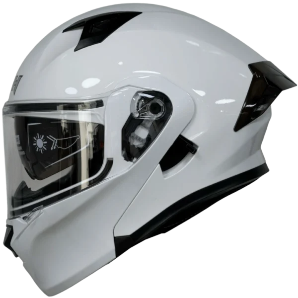 Casco moto abatible ICH 3120 visor polarizado.