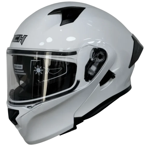 Casco moto abatible ICH 3120 visor polarizado.