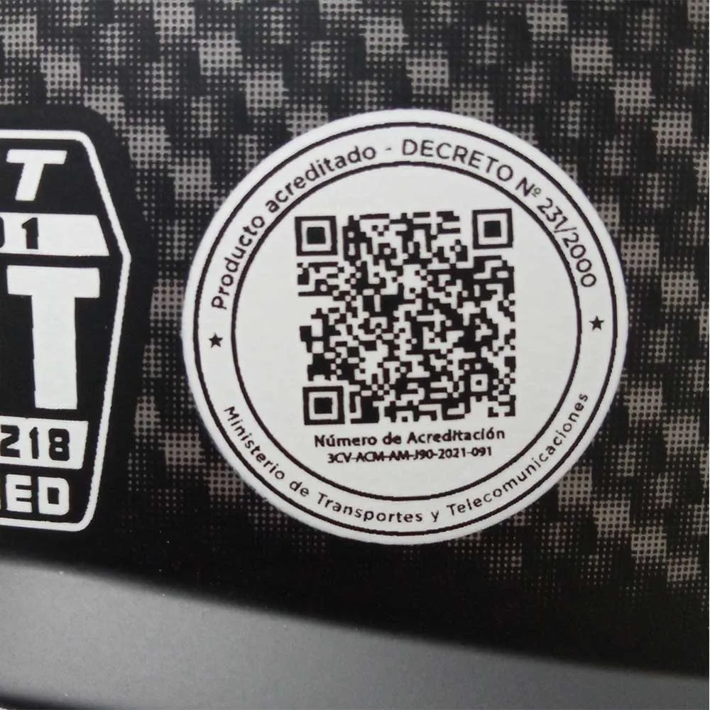 codigo qr casco moto chile