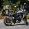 Alforjas Laterales Moto 30L Impermeables Verde Militar